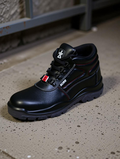 Che_ Acme Universal Safezone Steel Toe Leather Safety Shoe Price in