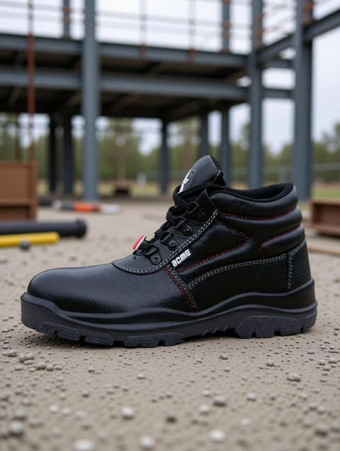 Che_ Acme Universal Safezone Steel Toe Leather Safety Shoe Price in