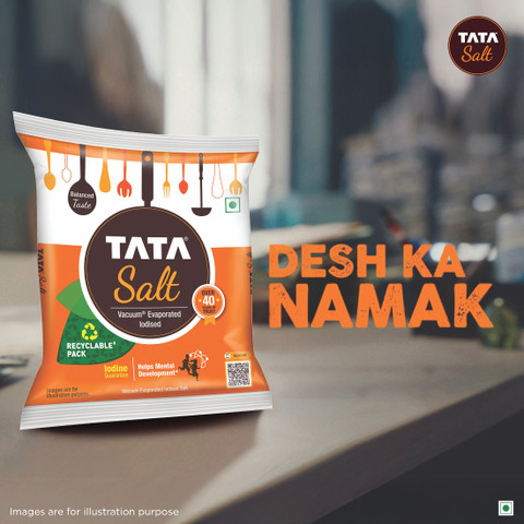 Tata SaltFree Flowing and Iodised Namak Iodized Salt Price in