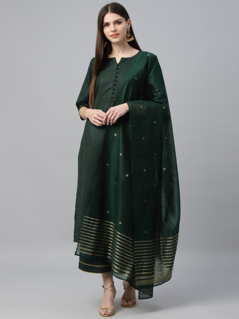 LIBAS Women Kurta Palazzo Set
