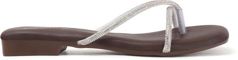 CHINRAAG Women Flats Sandal Brown Size 5 - Image 5