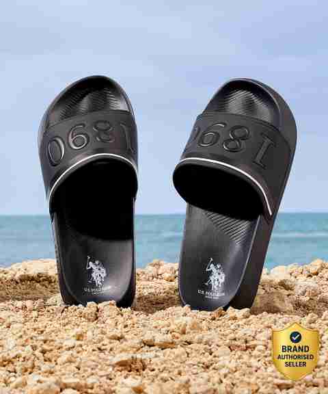 U.S. POLO ASSN. Men Casual Sandal (Black, 7) - Image 5