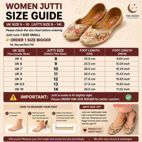 themoon Women Multicolor Floral Embroidered Traditional Juttis Bellies Sandal (Multicolor , 7) - Image 7