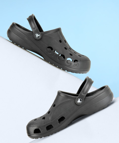 CROCS Baya Men Clogs Buy Black Color CROCS Baya Men Clogs Online