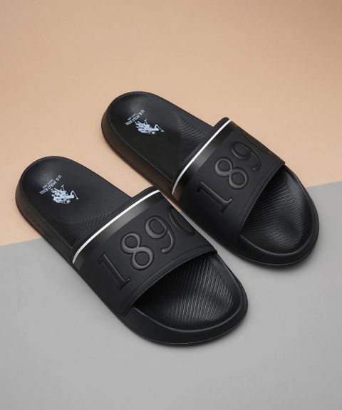 U.S. POLO ASSN. Men Casual Sandal (Black, 7) - Image 6