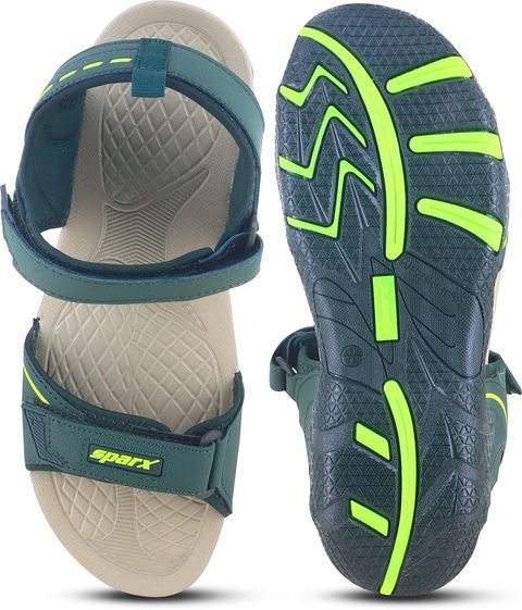 Sparx Men Casual Sandal Green Size 8 - Image 6
