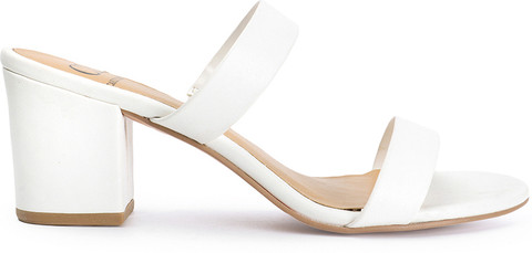 CARLTON LONDON Women's Slip-On Effortless Block Heel Sandals Women