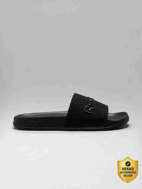 REEBOK Men Flip Flops (Black , 10) - Image 5
