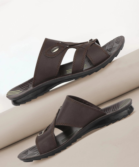 Mens Sandals H And M Flip Flops Pu-Pine Trending Stylish Slipper