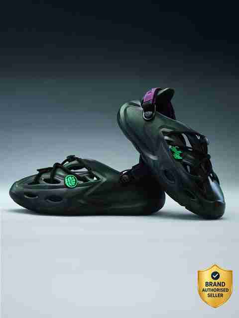 The Souled Store Men's Green Clogs Sandal (Size 6) - Image 5