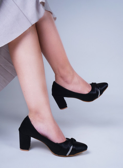 TRYME Girls Slip-on Heels