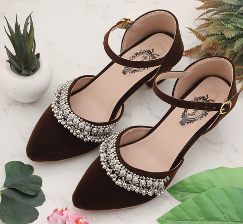 Shoes With Heels For Brown Dress Solene Dust Rose (Heel) 36