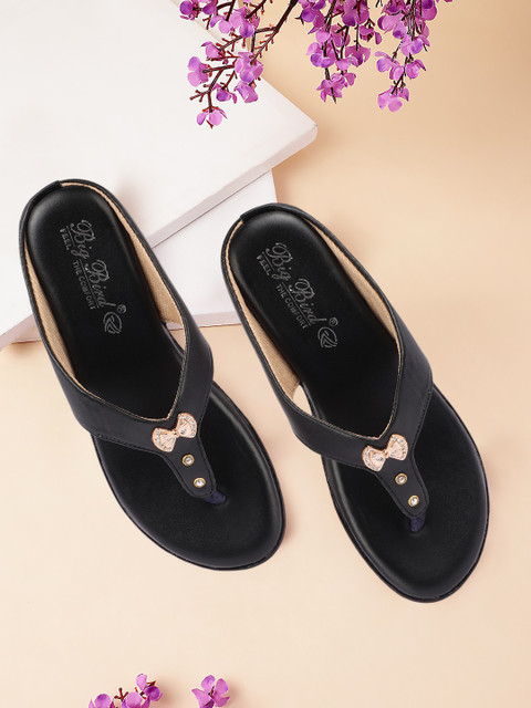 BIG BIRD FOOTWEAR Flat Casual V-strap Sandals for Women Girls