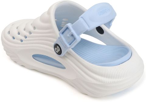Glitchez Men Glitchez 310 EVA|Waterproof|Comfort|Summer Trendy|Outdoor Clogs Sandal (White , 7) - Image 5