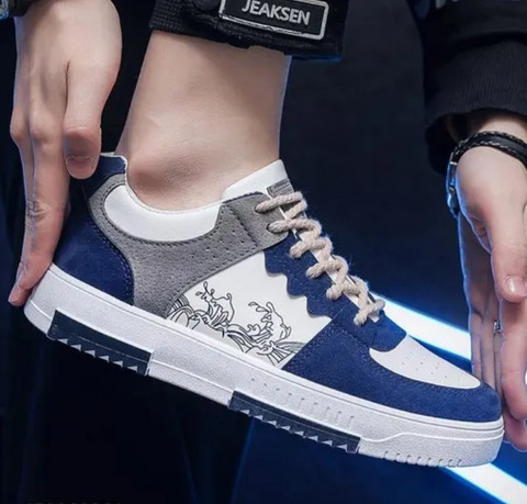 Xtoon Blue Stylish Casual Sneakar shoes for men For Men