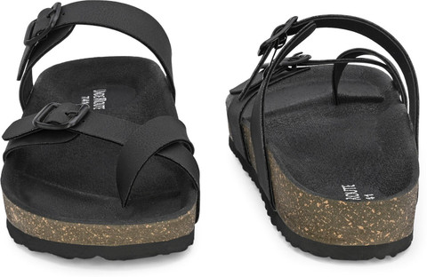 UNDERROUTE Stylish Dual Strap Buckle Design Men Sandals - Buy