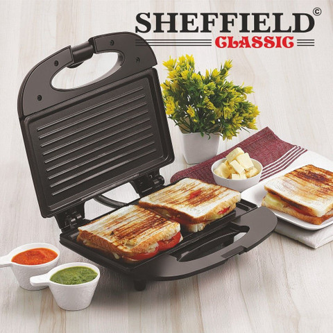 Sheffield Classic by Grill Sandwich Maker, Electric Griller, nonstick plate  750W Grill, Toast