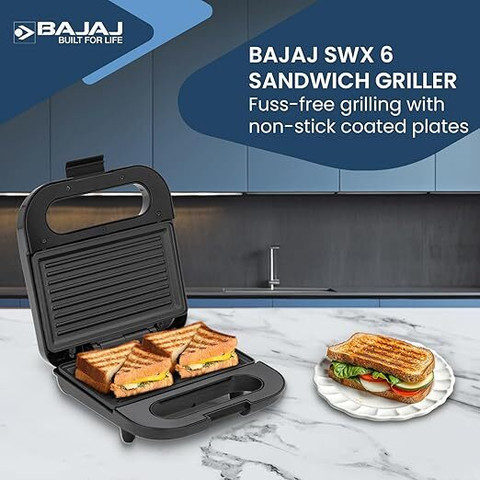 BAJAJ by BAJAJ SWX 6 Grill Sandwich Maker Price in India - Buy