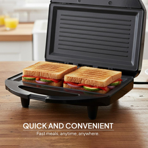 cello ToastiGO Grill Maker 800W Non Stick Coating Electric