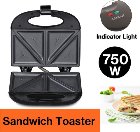 Sheffield Classic Sandwich Toaster, Electric Sandwich Maker, Nonstick fix  toast plate, Handle lock Toast