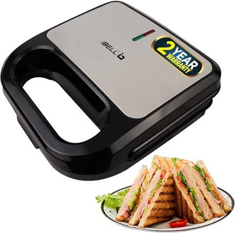 iBELL SM440 Sandwich Maker, Grill Toast, Electric, Nonstick, 850