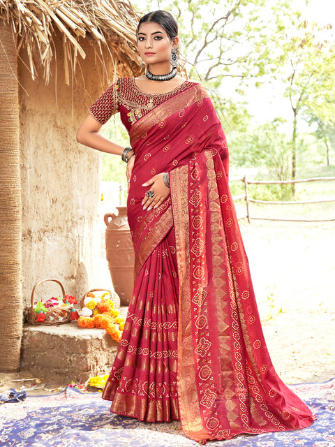 Sareemall Woven Bollywood Pure Silk Saree