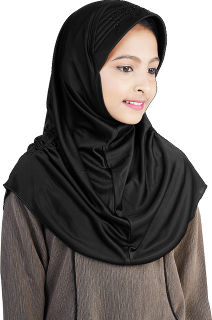 mehar hijab Solid Polycotton Girls Scarf Buy mehar hijab Solid