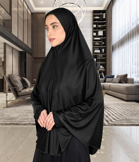black shawl hijab