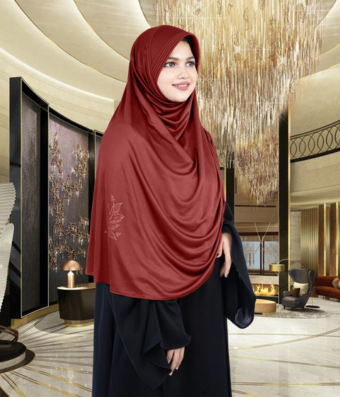 mehar hijab Solid Polycotton Women Scarf Buy mehar hijab Solid