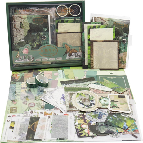 Zumie 346Pcs Vintage Journal Kit Vintage Aesthetic, Creative Decor
