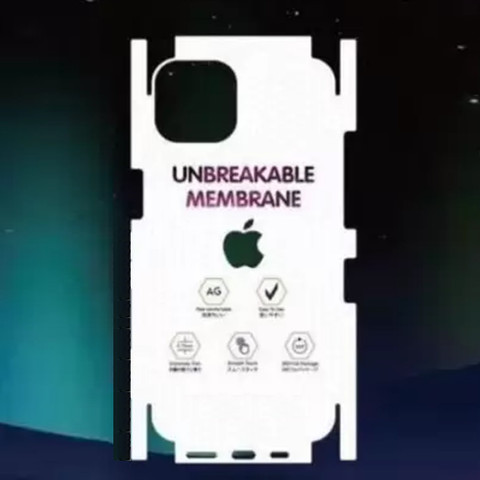 yuvu77 Back Screen Guard for Apple iPhone SE, Membrane with 360