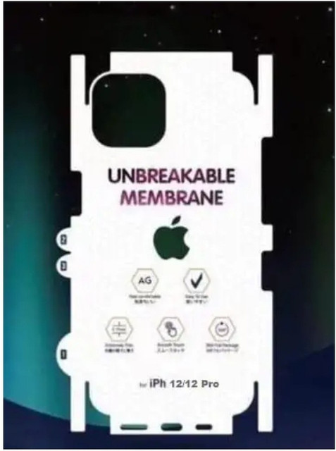 Membrane Back Screen Guard for Apple Iphone 12, Apple Iphone 12