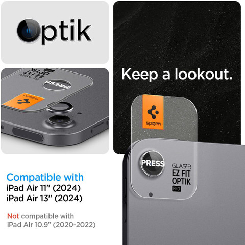Spigen Camera Lens Protector for iPad Air 13 inch M3 (2025), iPad