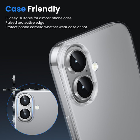 BOGATO™ Camera Lens Protector for Apple iPhone 16