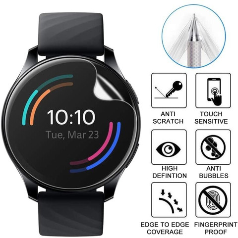 CUBES Screen Guard for AMAZFIT GTR New Version AMOLED Display  Smartwatch, Touch Sensitive Unbreakable Ultra Thin Edge To Edge TPU  Film