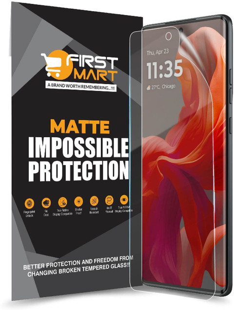 FIRST MART Edge To Edge Screen Guard for Motorola G85 5G, Motorola