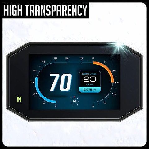 Mogico Nano Glass Screen Protector For Harley Davidson Boom! Box 6.5 GT Dash (2014-2024) - Anti-Glare-436105