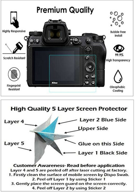 RapTag Edge To Edge Screen Guard for NIKON D5600