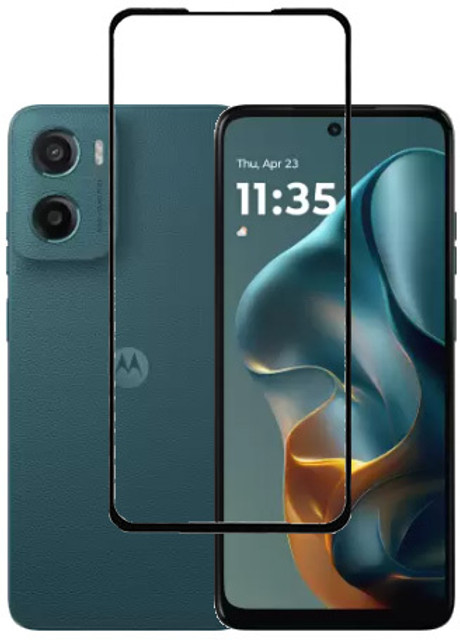 KMPERED Edge To Edge Tempered Glass for MOTOROLA g05, Moto G05, Motorola  moto g05