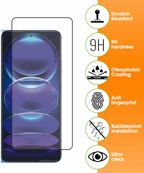Gorilla Glass Edge To Edge Tempered Glass for Xiaomi-Redmi Note 12 Pro 5G