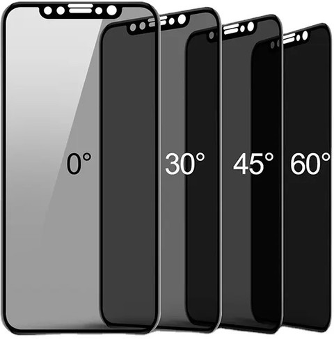 TELESHIELD Edge To Edge Tempered Glass for Itel Vision 3, DelhiGear Glass,  Privacy Screen Protector, Privacy Tempered Glass, Screen Guard, Mobile