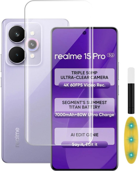 Flipkart SmartBuy Edge To Edge Tempered Glass for Realme 15 Pro