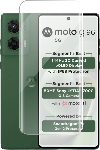Flipkart Moto G6 Camera Glass DSCASE Back Cover For MOTOROLA G64