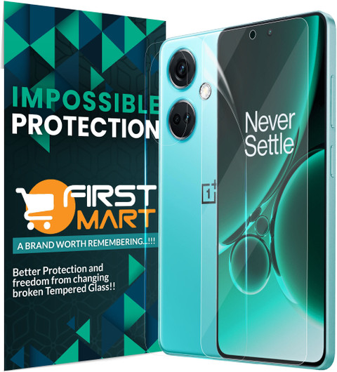FIRST MART Front and Back Screen Guard for OnePlus Nord CE 5G,