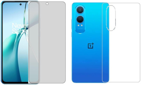 YARDS Front and Back Tempered Glass for OnePlus Nord Ce lite 5g (Matte  Finish)