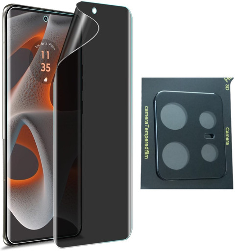 FABEKEE Front and Back Tempered Glass for Motorola Edge 50 Pro