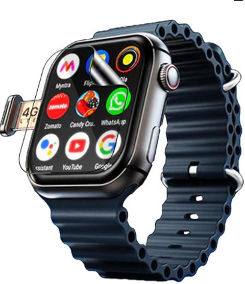 VD Enterprise Impossible Screen Guard for FIRE-BOLTT Dream Wi-Fi+4G SIM  Watch Screen Protector Copy (16)