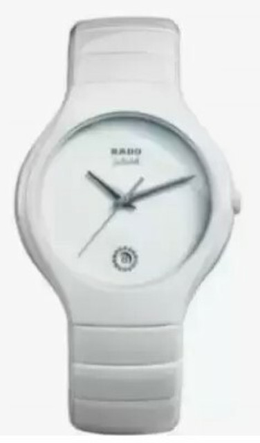 Jubile Watch Rado White Ceramic Mens Watch KONG FU MA Nano Glass