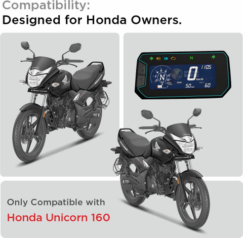 spartan shield Screen Guard for NEW HONDA UNICORN CB 160 || SOFT