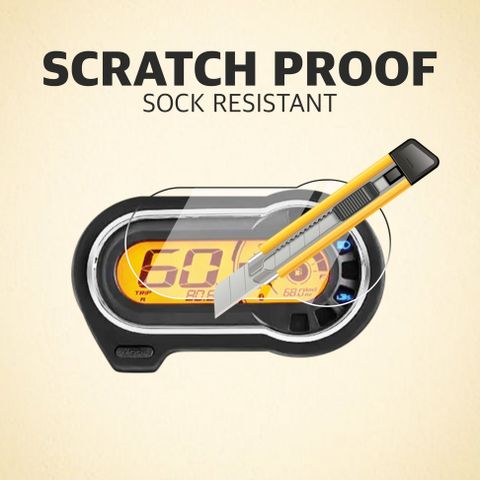 GLAMEECH Screen Guard for Hero Super Splendor Xtec Digital Speed Meter ...